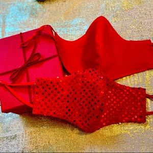 Bride and Groom masks.